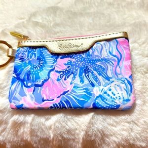 NWT LILLY PULITZER ID Case Wallet In Shade Seekers